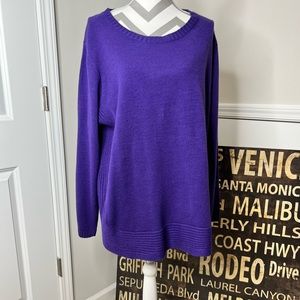 Lane Bryant Purple Sweater